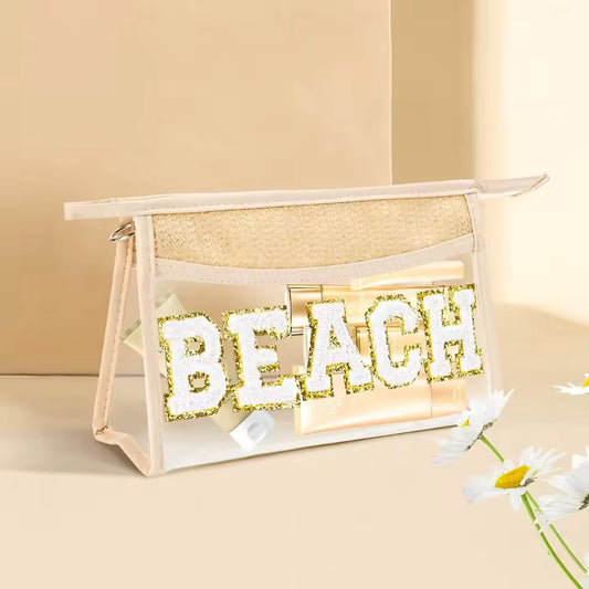 Trousse Maquillage Pailletée – Format Voyage