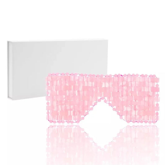 Masque pour les Yeux en Quartz Rose